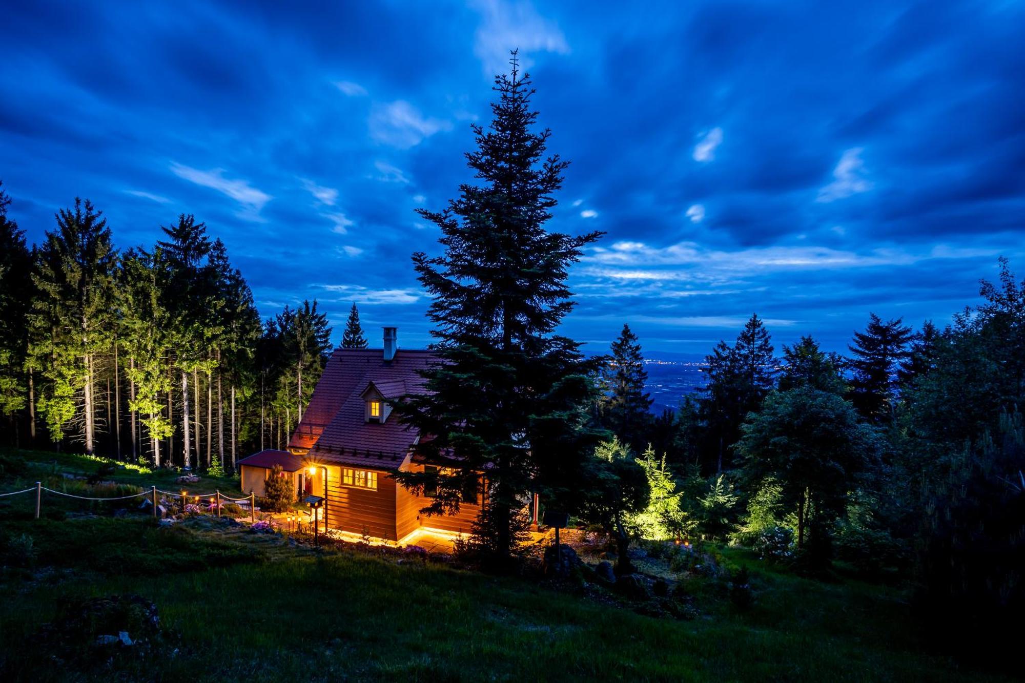 Sonnenhaeusle - Natur. Fernblick. Panorama-Sauna. Sasbachwalden Bagian luar foto