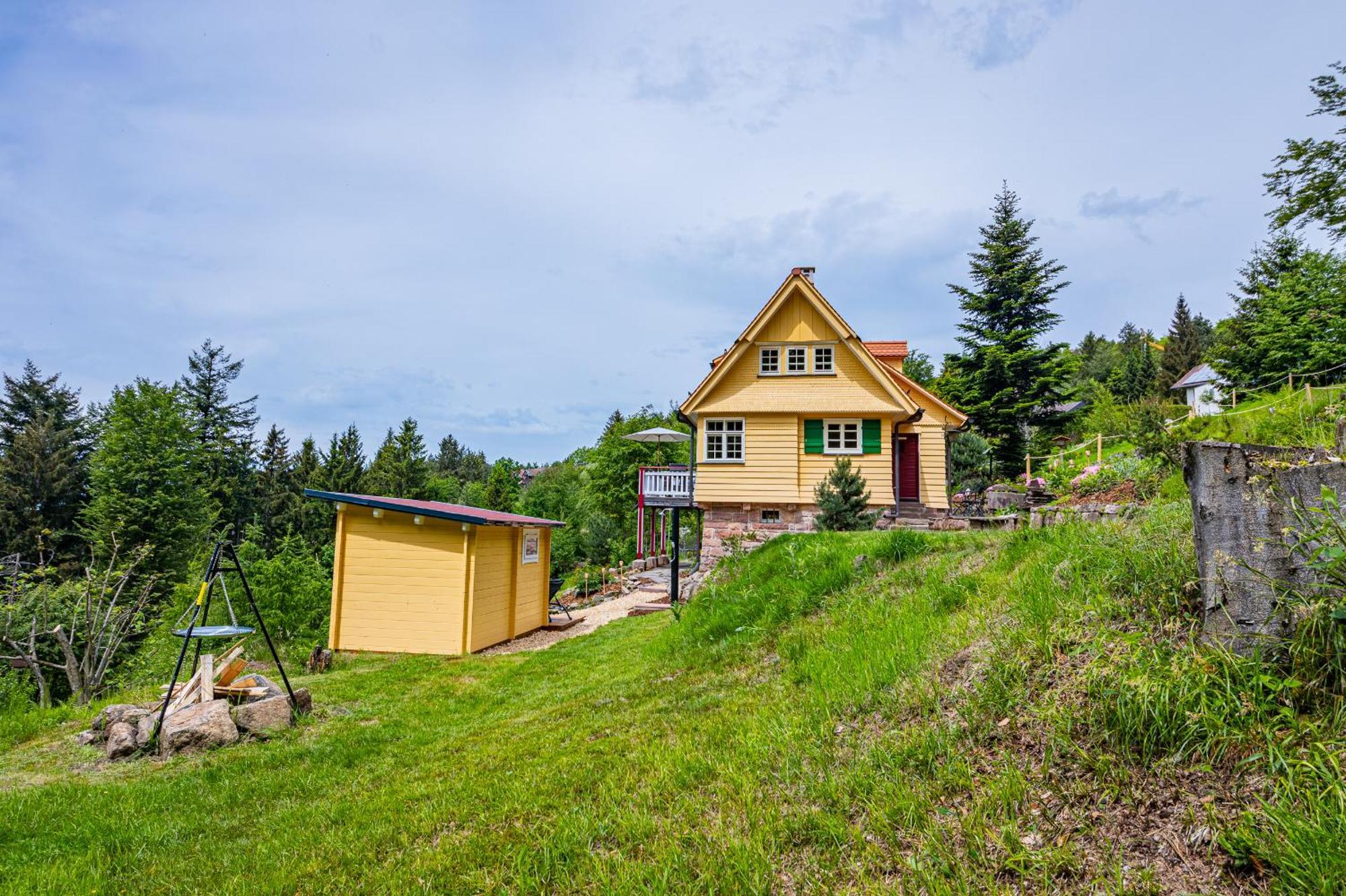 Sonnenhaeusle - Natur. Fernblick. Panorama-Sauna. Sasbachwalden Bagian luar foto