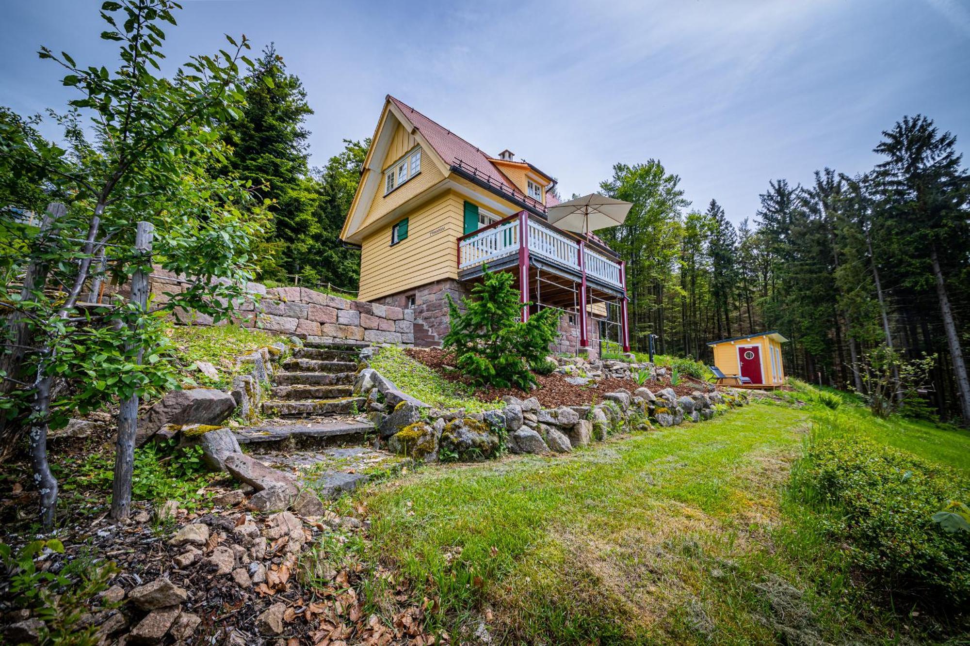 Sonnenhaeusle - Natur. Fernblick. Panorama-Sauna. Sasbachwalden Bagian luar foto