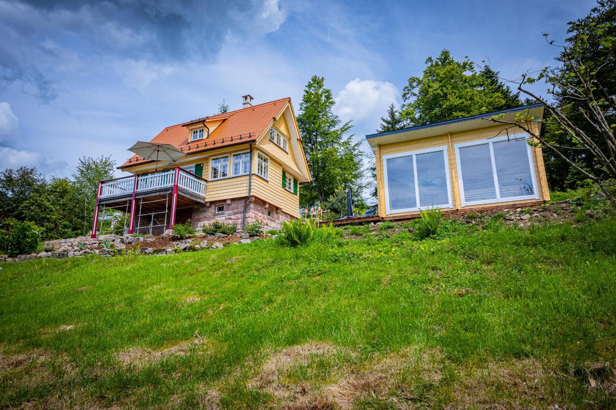 Sonnenhaeusle - Natur. Fernblick. Panorama-Sauna. Sasbachwalden Bagian luar foto