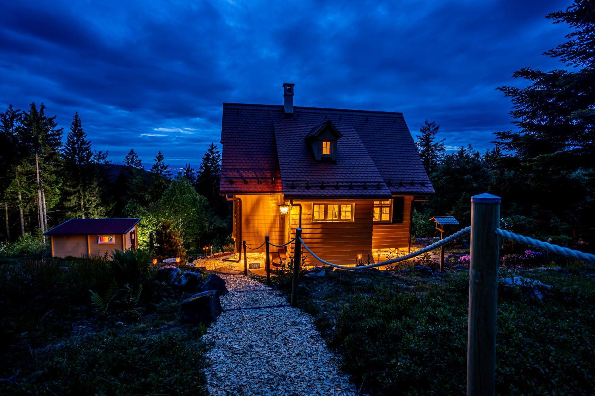 Sonnenhaeusle - Natur. Fernblick. Panorama-Sauna. Sasbachwalden Bagian luar foto