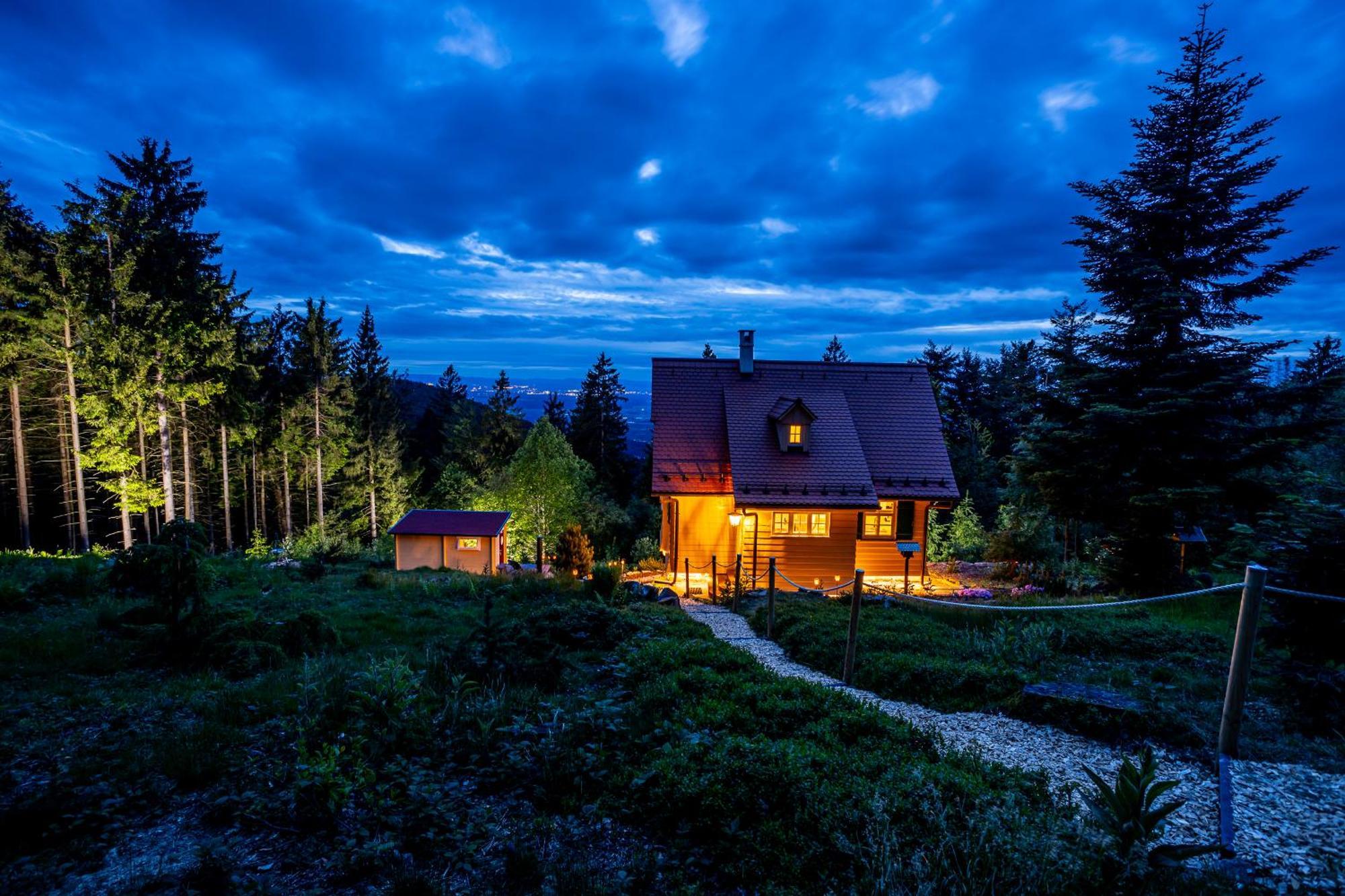 Sonnenhaeusle - Natur. Fernblick. Panorama-Sauna. Sasbachwalden Bagian luar foto